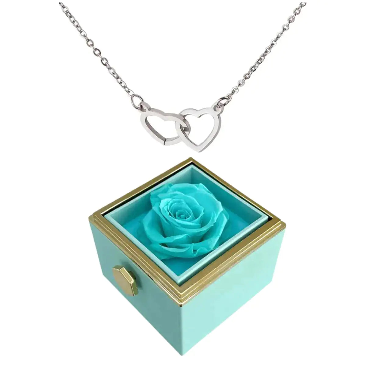 A Timeless Rose and Heart Pendant for Forever Love