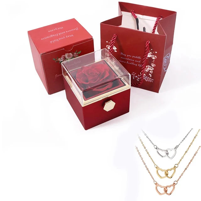 A Timeless Rose and Heart Pendant for Forever Love
