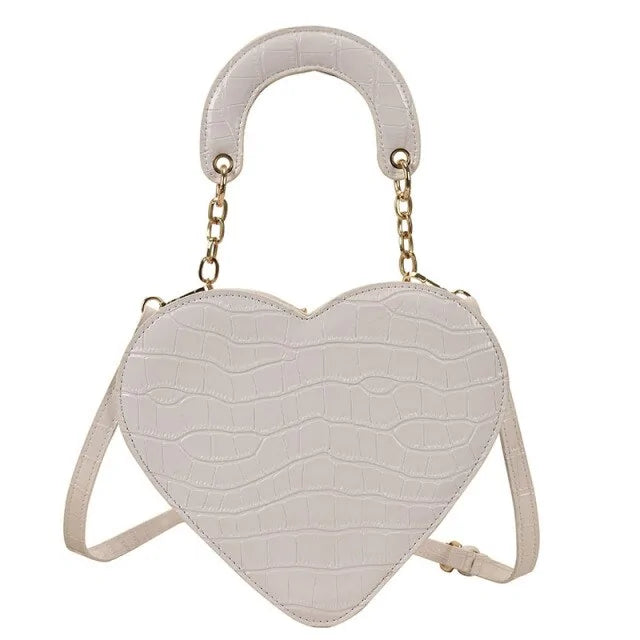 Charming Heart Design Handbag