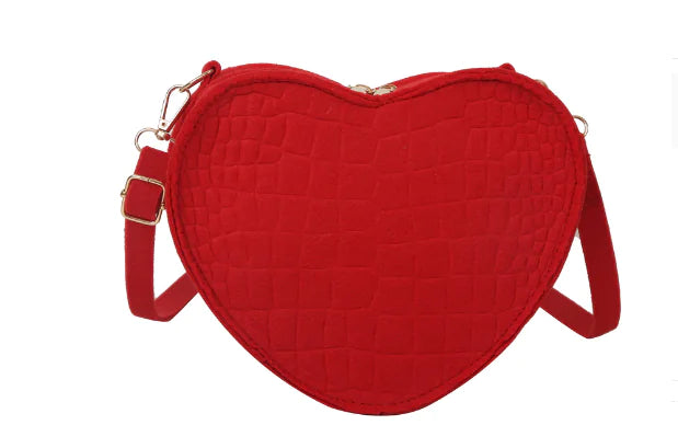 Charming Heart Design Handbag