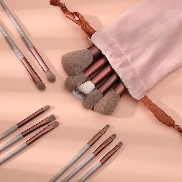 13-Piece Makeup Brush Set for All Your Beauty Needs