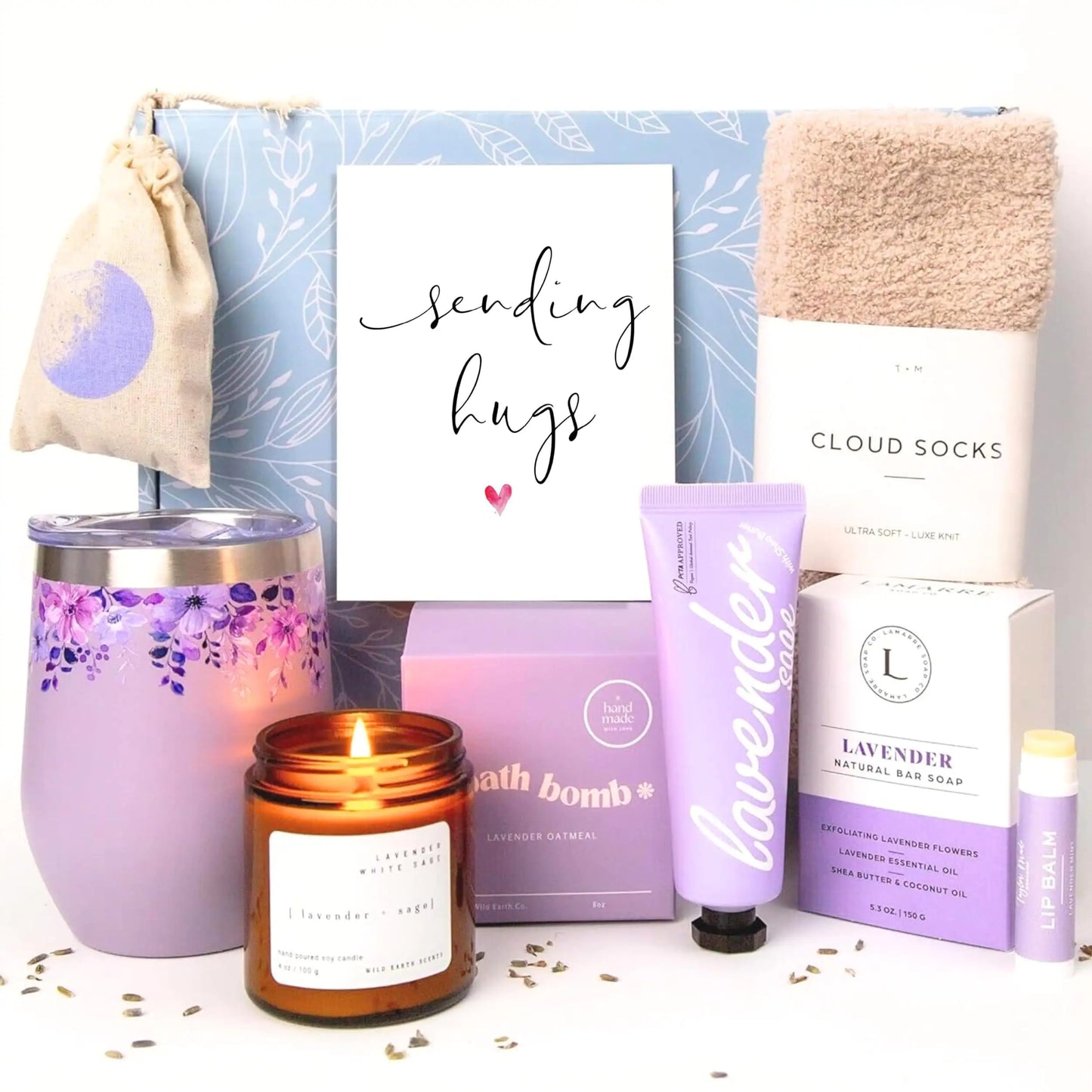 Unboxme Lavender Spa Gift Set Relax & Heal