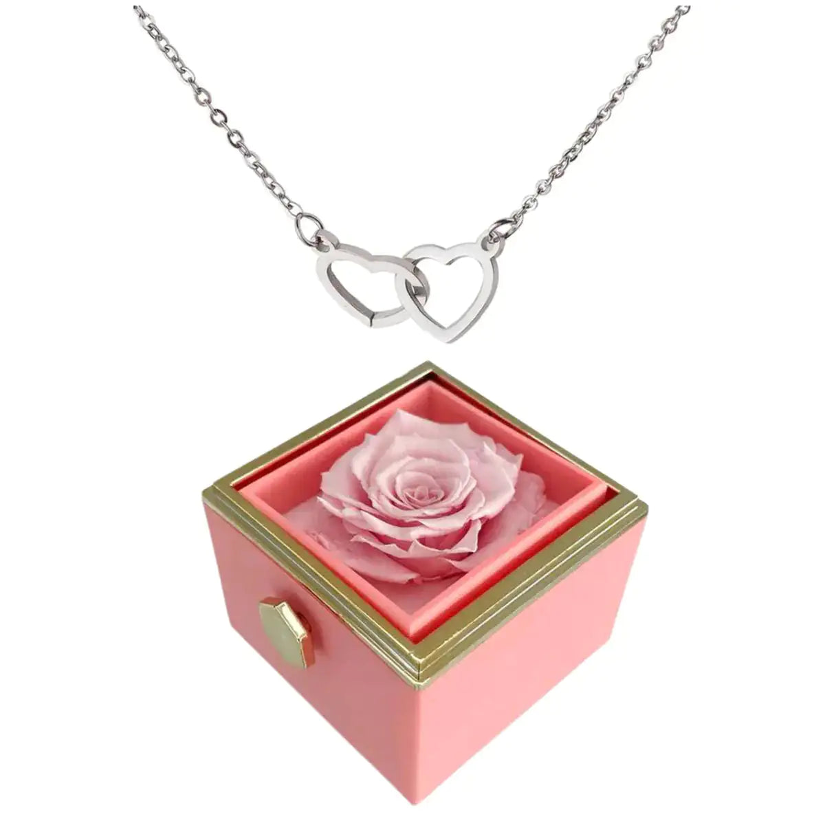 A Timeless Rose and Heart Pendant for Forever Love