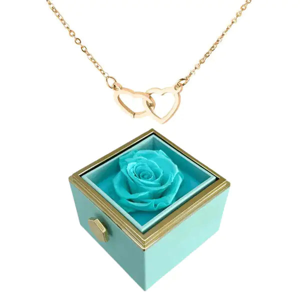 A Timeless Rose and Heart Pendant for Forever Love