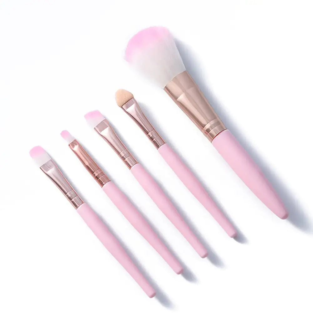 5-Piece Makeup Brush Set for Easy Beauty