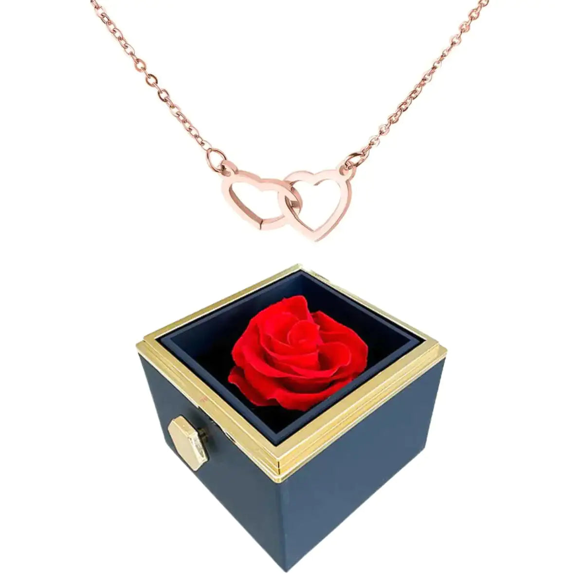 A Timeless Rose and Heart Pendant for Forever Love