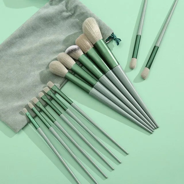 13-Piece Makeup Brush Set for All Your Beauty Needs