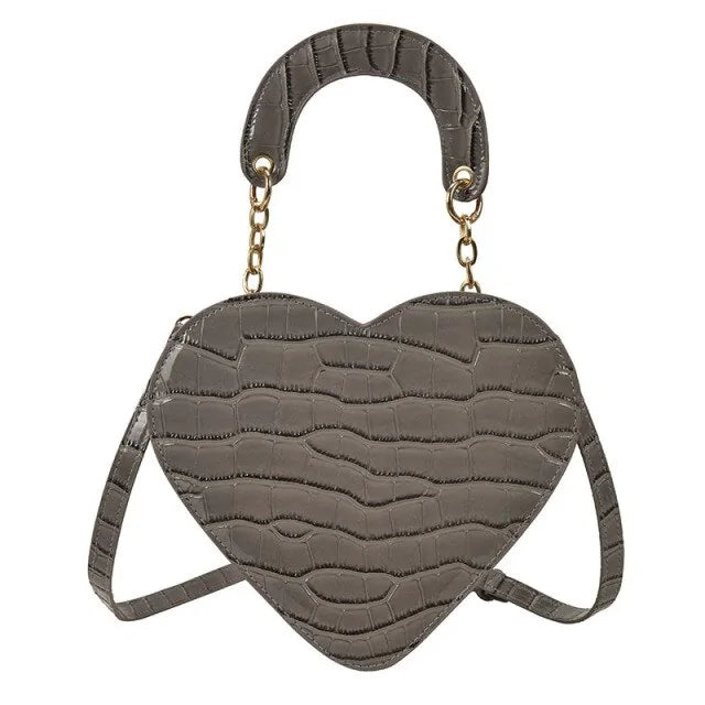 Charming Heart Design Handbag