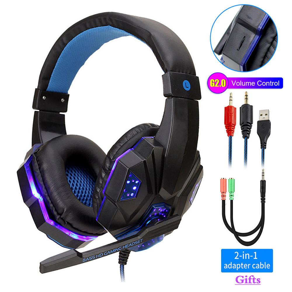 LED Wired Gaming Headset for an Immersive Experience