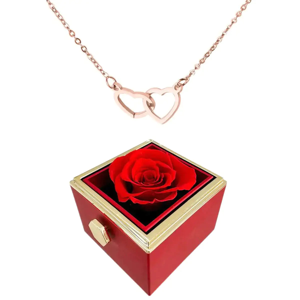 A Timeless Rose and Heart Pendant for Forever Love