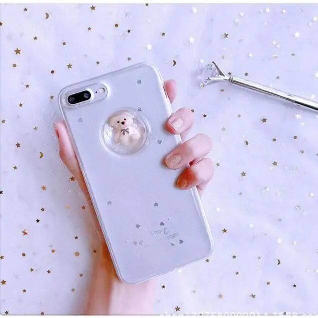 Adorable Teddy Bear Style Phone Case