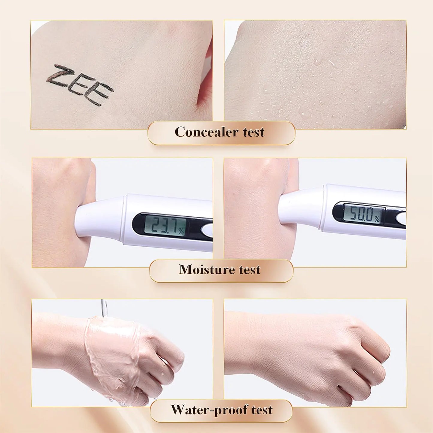 Moisturizing Mushroom Head CC Cream - Long-Lasting Foundation & Concealer for All Skin Types