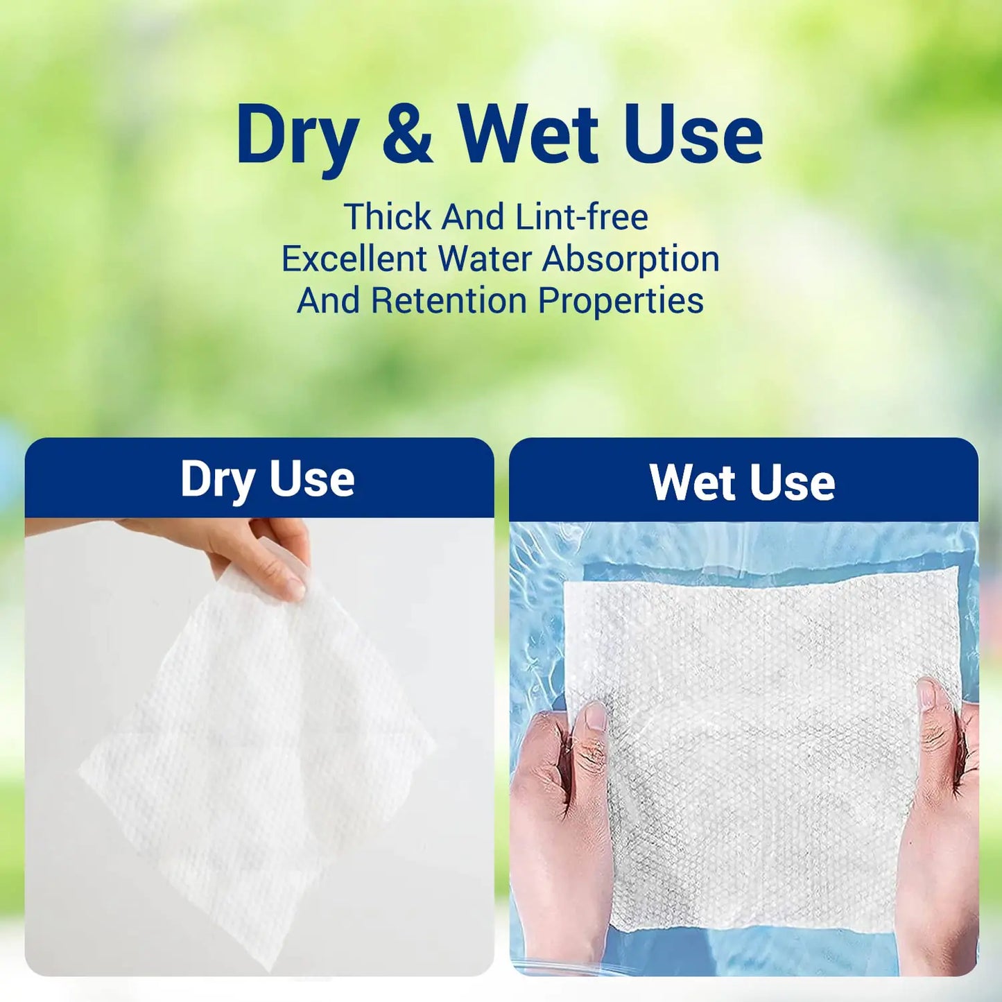 Eco-Friendly Disposable Face Towels – Soft, Lint-Free & Perfect for Sensitive Skin