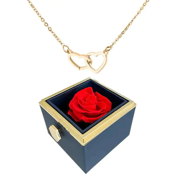 A Timeless Rose and Heart Pendant for Forever Love