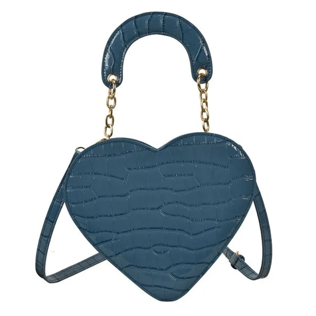 Charming Heart Design Handbag