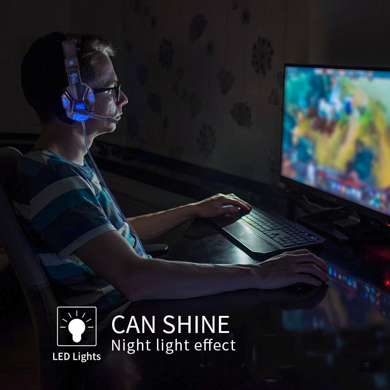 LED Wired Gaming Headset for an Immersive Experience