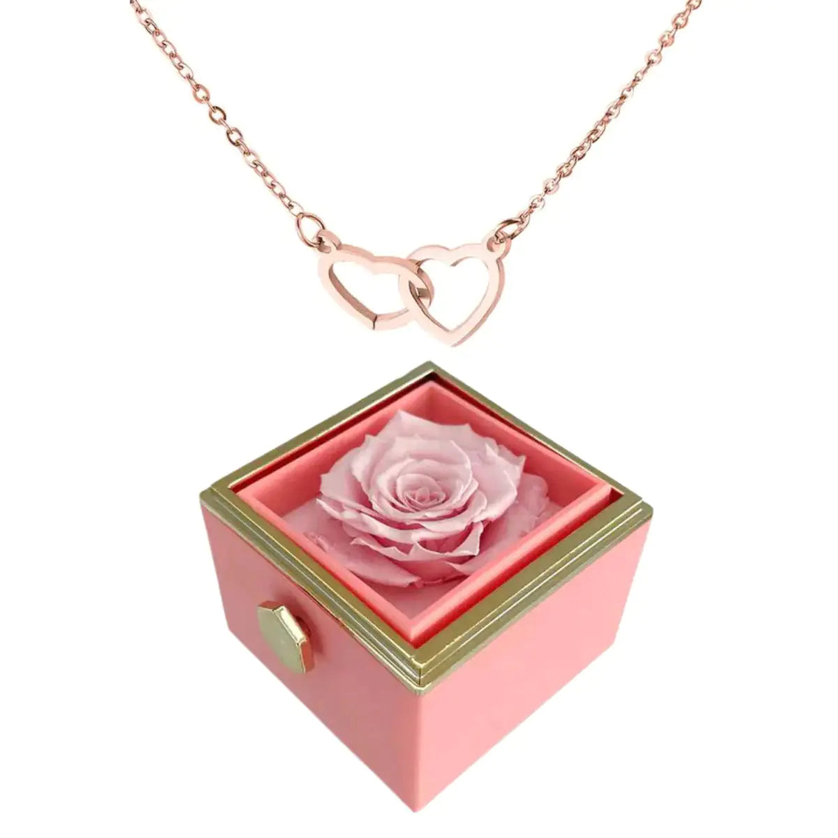 A Timeless Rose and Heart Pendant for Forever Love
