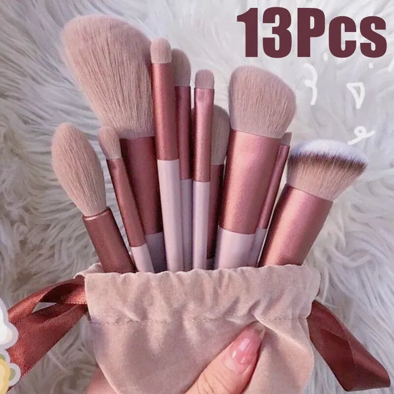 13-Piece Makeup Brush Set for All Your Beauty Needs