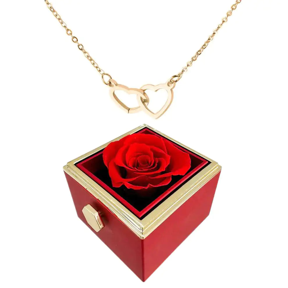 A Timeless Rose and Heart Pendant for Forever Love