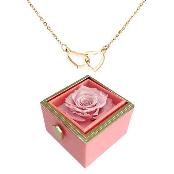 A Timeless Rose and Heart Pendant for Forever Love