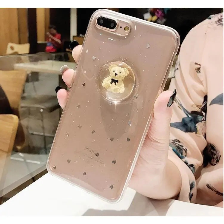 Adorable Teddy Bear Style Phone Case