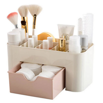 Double Layer Makeup Organizer Neat and Compact Storage