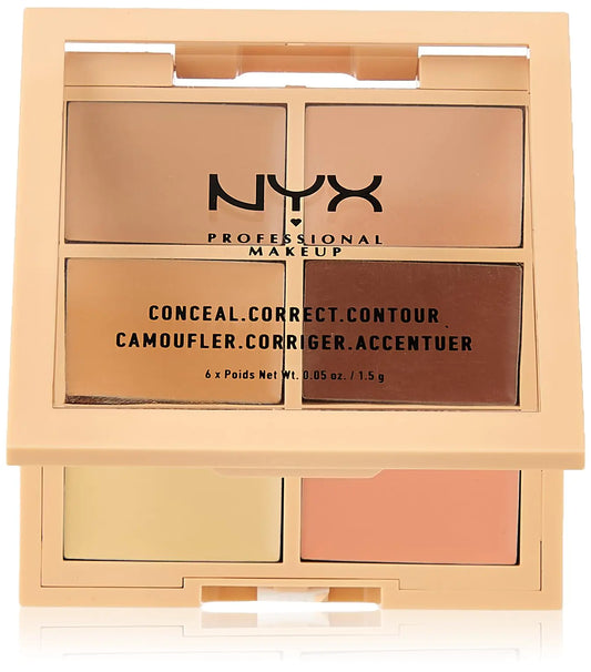 NYX Conceal Correct Contour Palette - Light Shade, 0.05 Oz