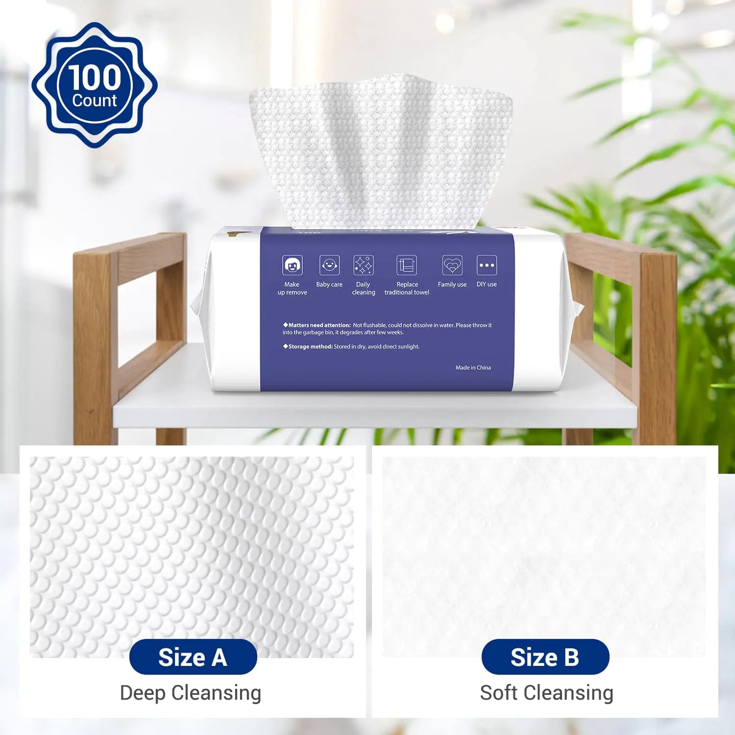 Eco-Friendly Disposable Face Towels – Soft, Lint-Free & Perfect for Sensitive Skin