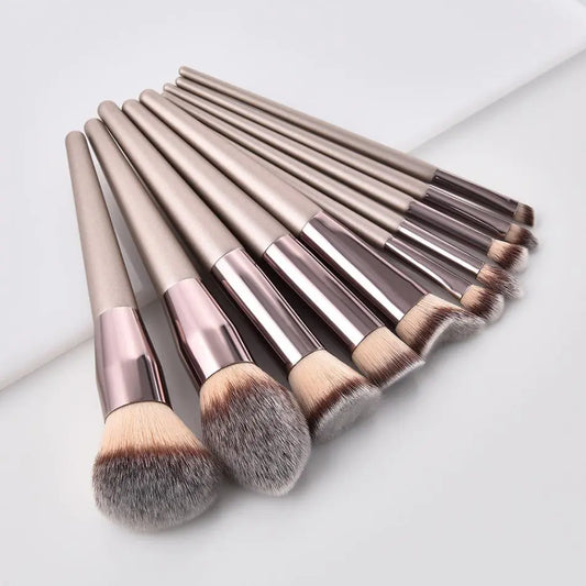 Beautiful Wooden Cosmetic Brush Set for Your Everyday Glow